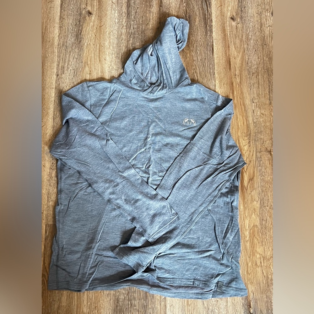KUIU Men's Blue Merino Hoodie